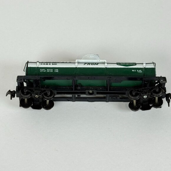 HO Scale Vintage Model Train Cars 2 Tanker & Freight Model Train Collector - Picture 10 of 10